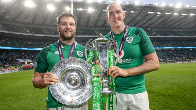 Locks Iain Henderson and Devin Toner keeping a tight grip on silverware