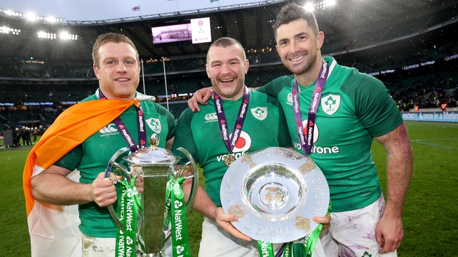 Sean Cronin, Jack McGrath and Rob Kearney