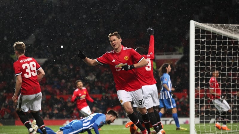 Nemanja Matic sealed the win for United