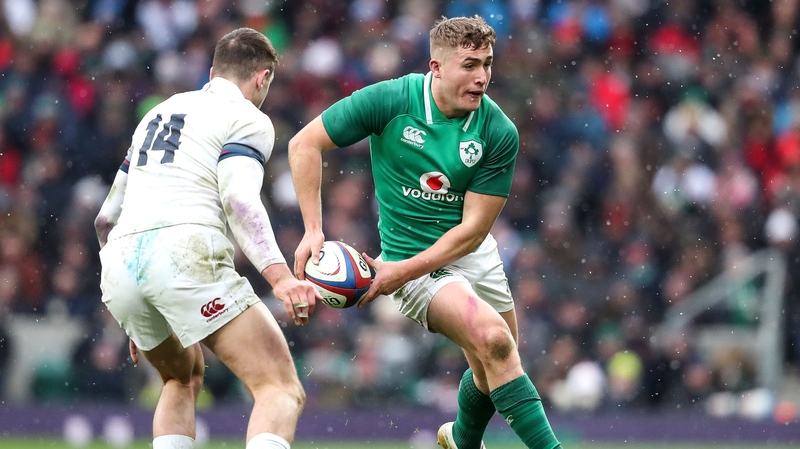 Jordan Larmour was part of Ireland's Grand Slam-winning side this year