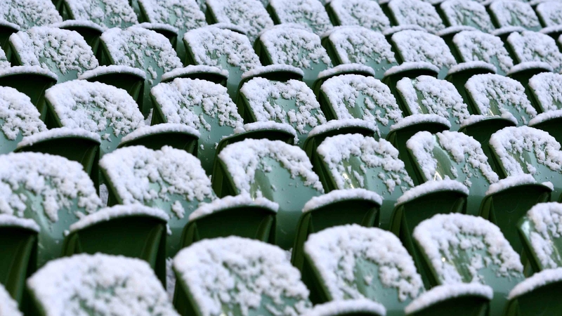 The plummeting temperatures has put paid to the official homecoming