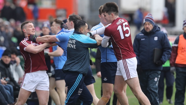 Tempers frayed during a tetchy game in Salthill