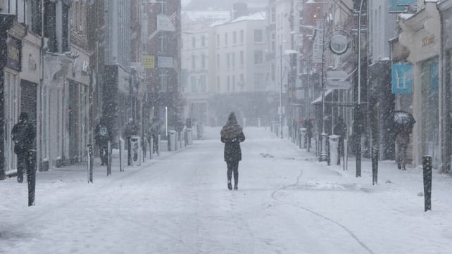A nearly deserted Grafton St in Dublin (pic: James Campbell)