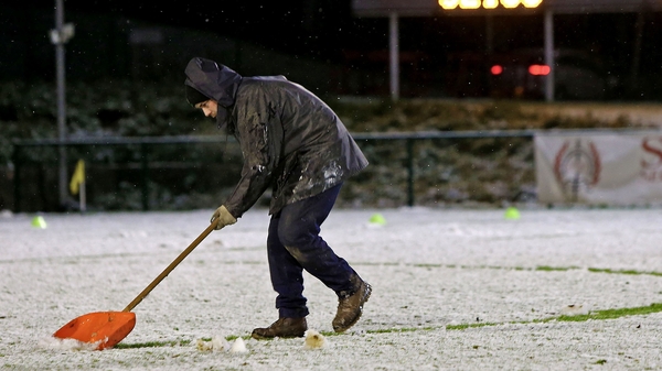 Snow has been a problem for fixture this year