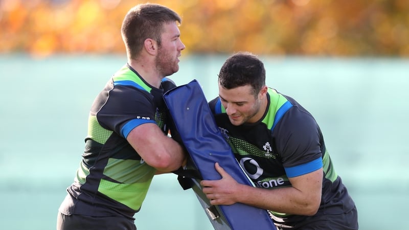 Seán O'Brien, left, played no part in the 2018 Six Nations, while Robbie Henshaw was injure din round three against Italy