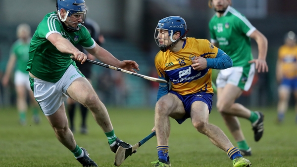 Limerick's Richie McCarthy closes down Shane O'Donnell