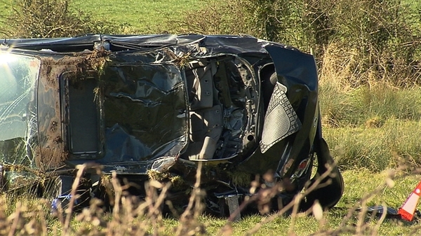 The teenager died when the car he was travelling in hit a ditch