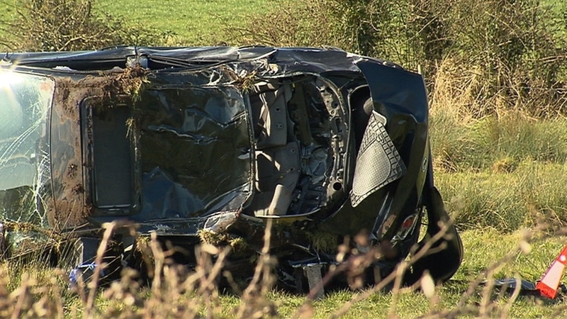 The teenager died when the car he was travelling in hit a ditch