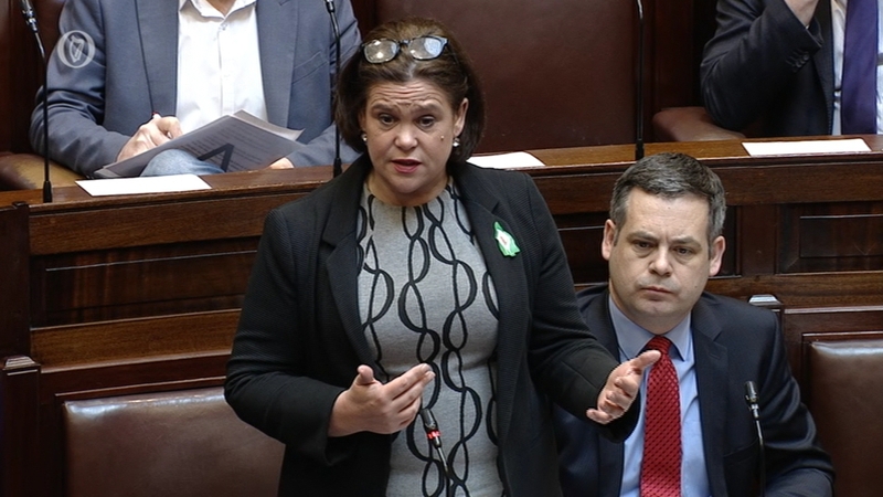 Mary Lou McDonald made the call during Order of Business in the Dáil