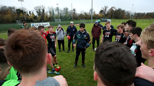Marty Clarke at a recruitment drive in Dublin last December