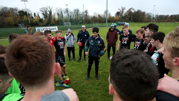 Marty Clarke at a recruitment drive in Dublin last December
