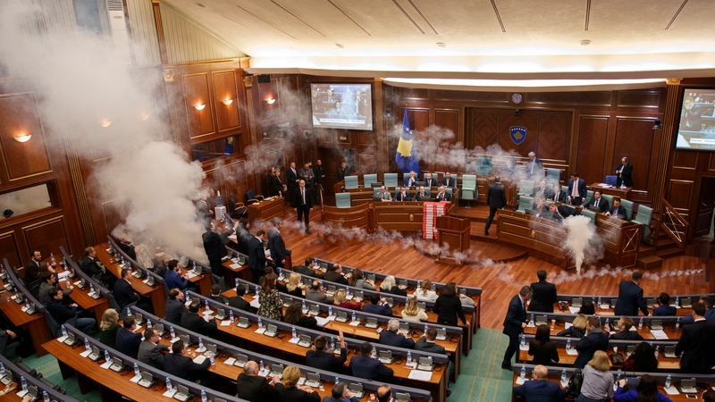 The opposition party Vetevendosje is opposed to the agreement with Montenegro, signed in 2015