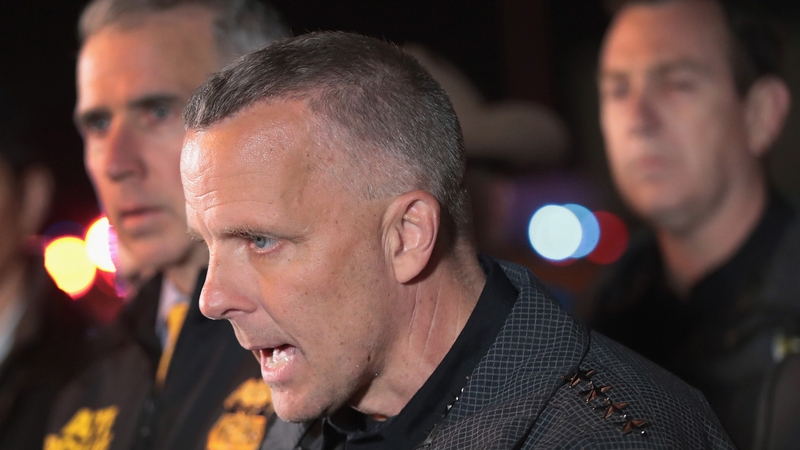 Police Chief Brian Manley addresses reporters