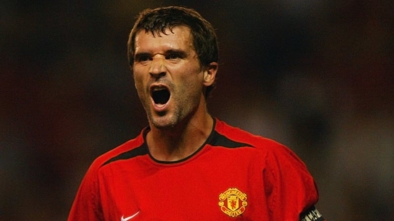 Roy Keane in his Manchester United playing days