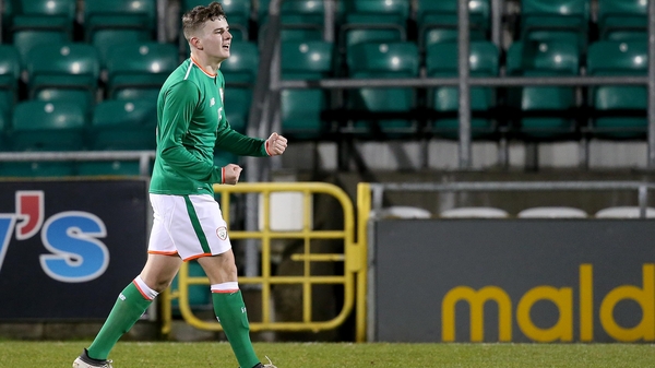 Ronan Hale was on the mark for Ireland