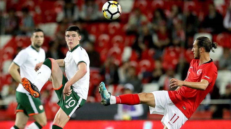 Declan Rice impressed on his senior international bow, switching from centre-half to midfield without any issues