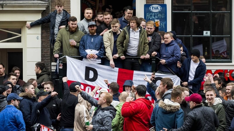 England fans prior to kick off