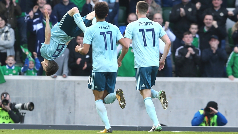 Paul Smyth celebrates his late winner