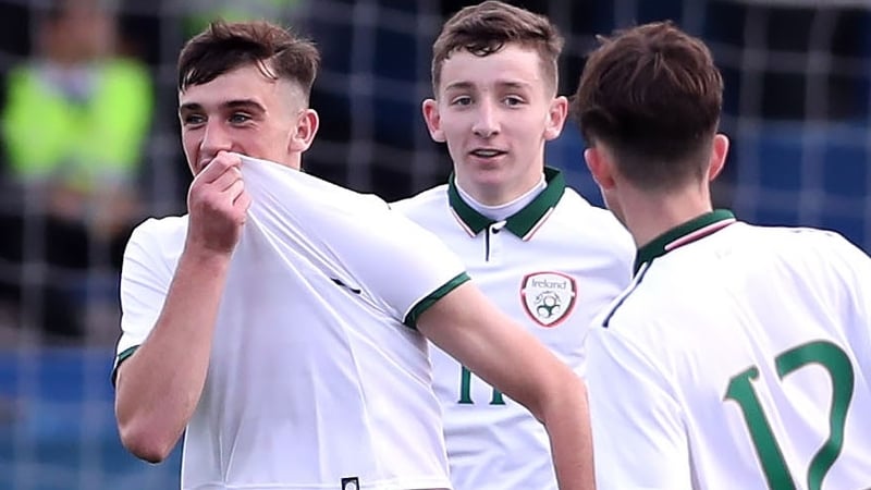 Troy Parrott (left) was among the goals for Ireland