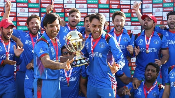 Afghanistan celebrate their success