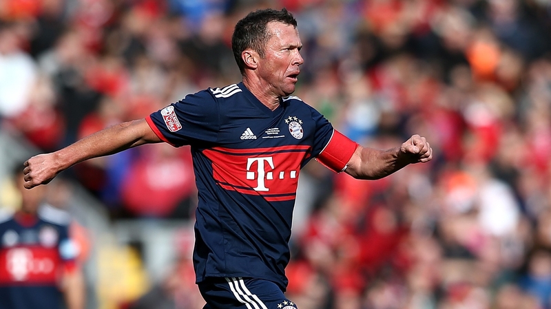 Lothar Matthaus in action at Anfield