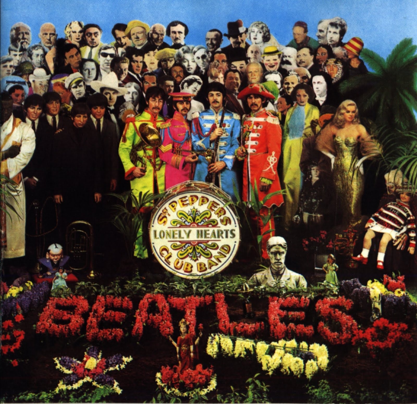 The sleeve to Sergeant Pepper's Lonely Hearts Club Band
