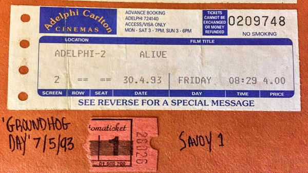 My life of stuff - an autobiography in ticket stubs