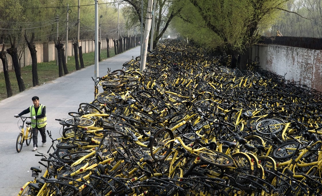 Nine million bicyles: the popularity of bike shares has exploded in the past year