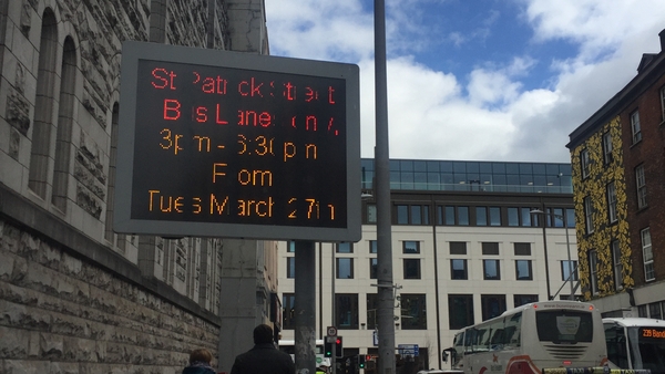 Access will be restricted to buses, taxis, cyclists and emergency vehicles