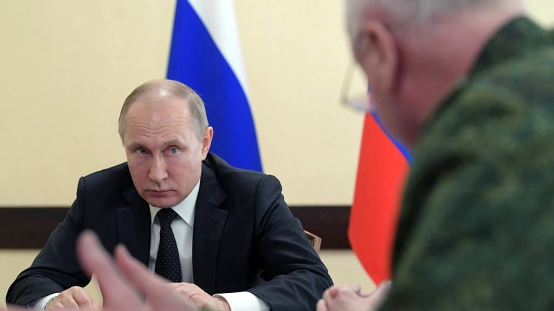 Vladimir Putin was told fire exits in the shopping centre were blocked illegally