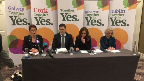 Rhona Mahony (2nd on Right) said women are accessing abortions without support