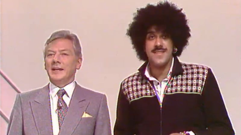 Gay Byrne and Phil Lynott on The Late Late Show
