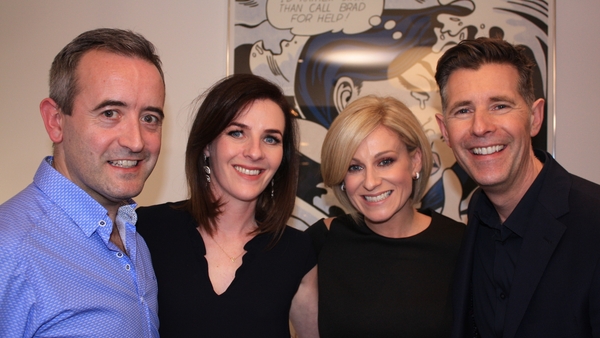 Rory and Lorna with QS Lisa O'Brien and architect Dermot Bannon
