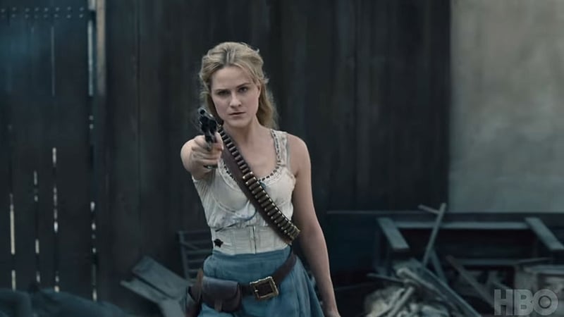 Evan Rachel Wood in Westworld