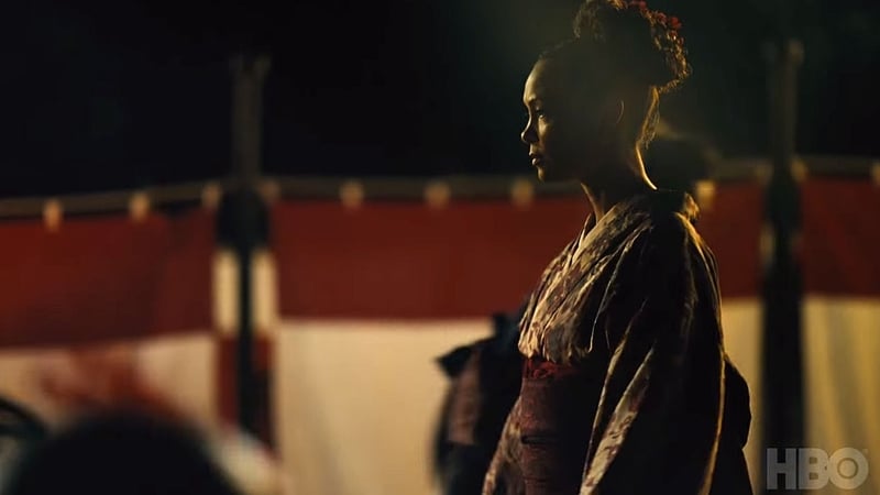 Thandie Newton in season two of Westworld