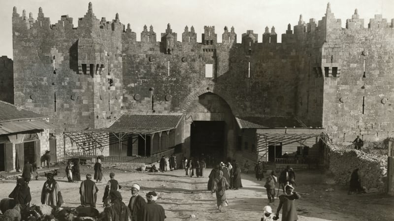 From 1948, the Damascus Gate in Jerusalem. Photo: George Rinhart/Corbis via Getty Images