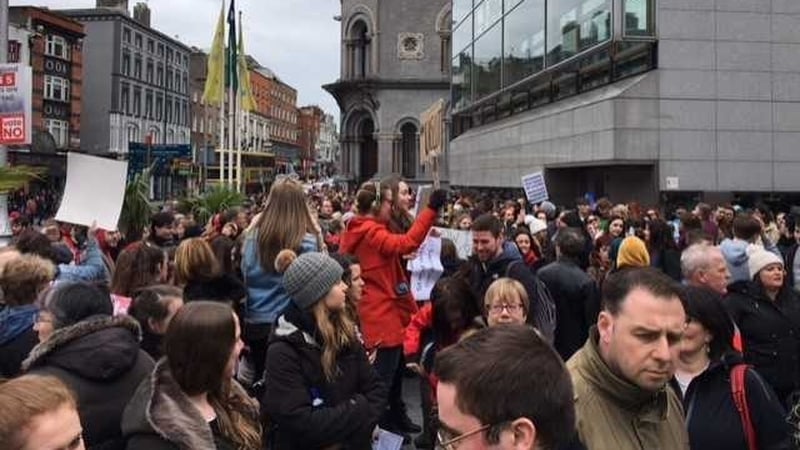 The protesters will march to the Dept of Justice