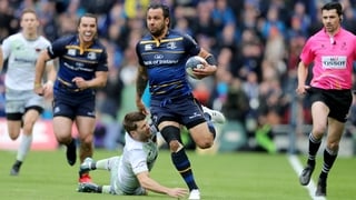 Isa Nacewa setting up Leinster's opening try for Ringrose