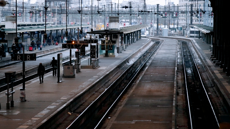 Only one in eight of SNCF's high speed TGV trains are expected to run today