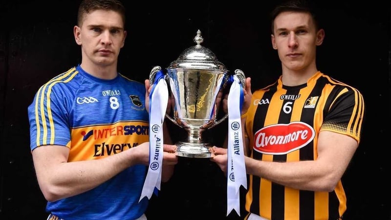 Brendan Maher and Cillian Buckley with the Division 1 trophy