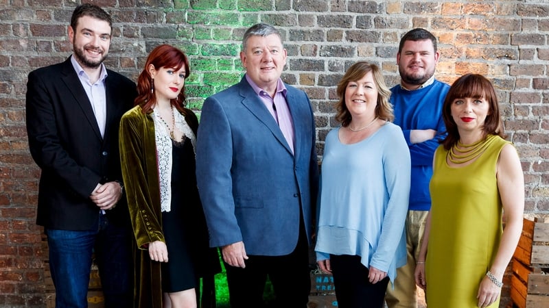 The National Treasures team, including Dr. Roisin Higgins (third from right)