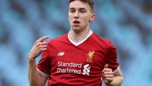 Conor Masterson is training with the Liverpool first team