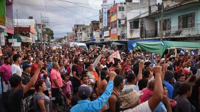 'Caravan' of Central American migrants now expected to end its trek in Mexico City