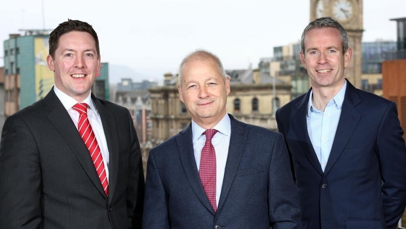 Diaceutics CEO Peter Keeling (C) said the mezzanine financing 'allows us to keep pace with our data collection and protection infrastructure while expanding globally'