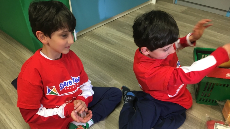 Hassan and Hussein Benhaffaf at the Share a Dream play centre in Limerick