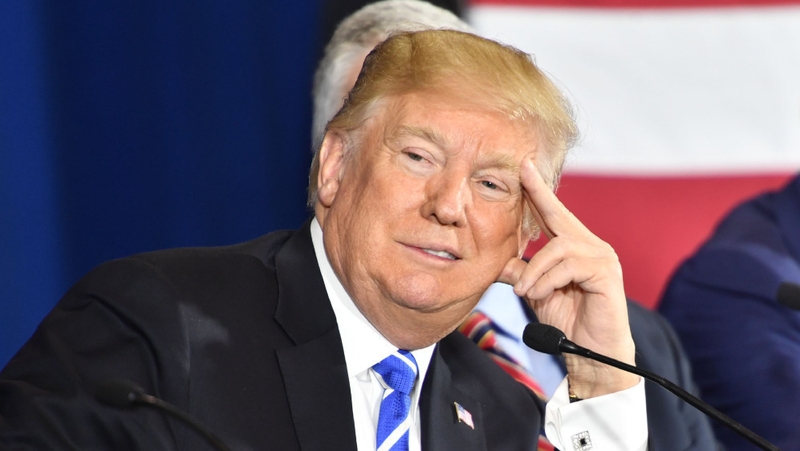 Donald Trump made his remarks at an event in Virginia