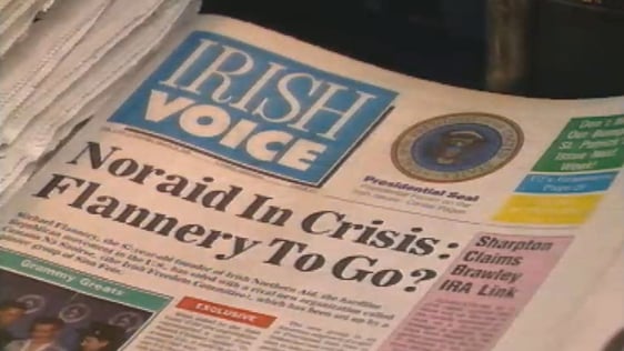 Front page of the Irish Voice newspaper (1988)