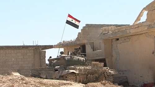 It comes as Syrian Republican Guard forces pushed into Douma after talks with rebels collapsed, according to Syrian state media