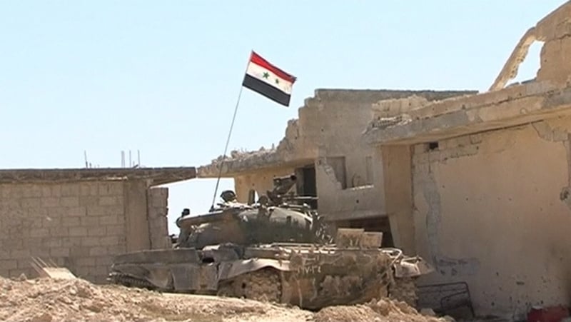 It comes as Syrian Republican Guard forces pushed into Douma after talks with rebels collapsed, according to Syrian state media