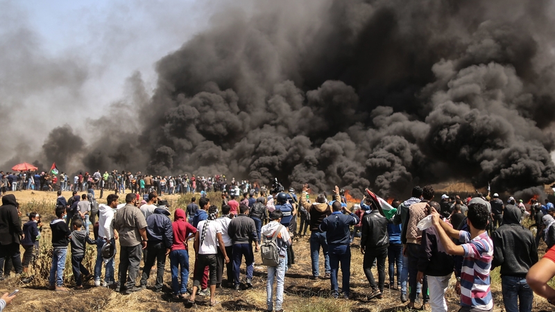 Israel has stationed sharpshooters to stop attempts by Palestinians to breach the border or sabotage the security fence